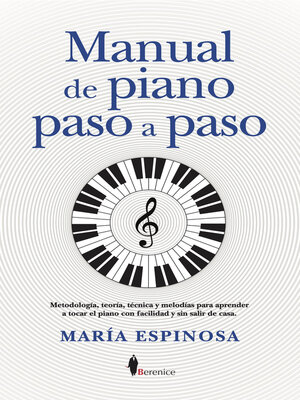 cover image of Manual de piano paso a paso I